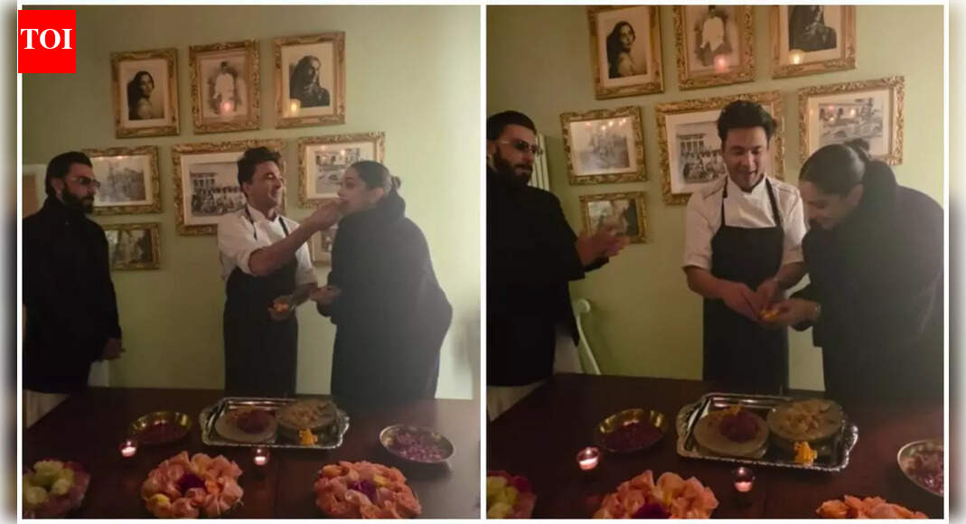Deepika Padukone makes her first modak as Vikas Khanna celebrates Ranveer Singh’s Dhurandhar success in New York |