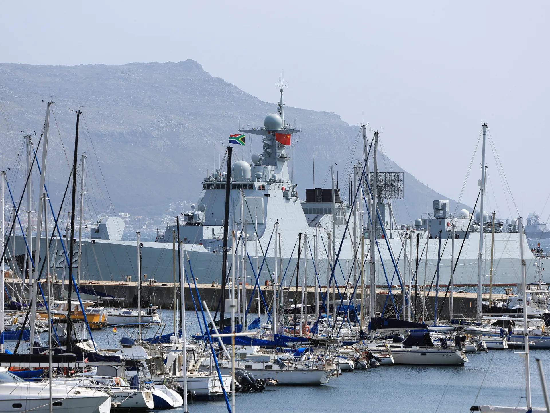 Chinese, Russian and Iranian warships arrive for drills in South Africa | Military News