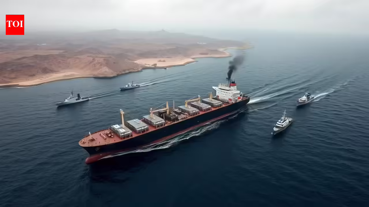 10th Indian ship crosses Strait amid firing by Iranian gunboats | India News